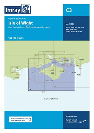 Imray Chart C3: Isle of Wight: 2024 by Imray 9781786795670