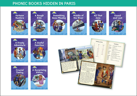 Phonic Books Hidden in Paris: Decodeable Books for Catch-Up by Phonic Books 9780744089769