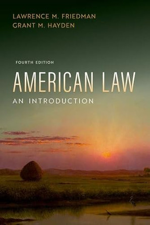 American Law: An Introduction by Lawrence M. Friedman 9780197793138