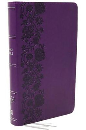 NKJV, End-of-Verse Reference Bible, Personal Size Large Print, Leathersoft, Purple, Red Letter, Comfort Print: Holy Bible, New King James Version by Thomas Nelson