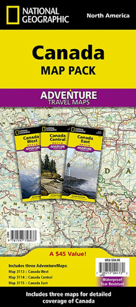 Canada, Map Pack Bundle: Travel Maps International Adventure/Destination Map by National Geographic Maps - Adventure 9781597756037