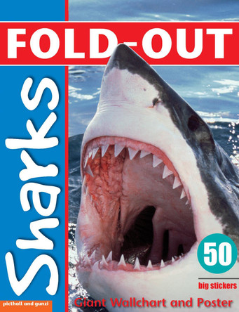 Fold-Out Poster Sticker Book: Sharks by Dominic Zwemmer 9781907604478