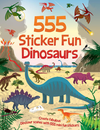 555 Sticker Fun Dinosaurs by Oakley Graham 9781787008380 [USED COPY]