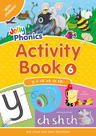Jolly Phonics Activity Book 6: In Precursive Letters (British English edition) by Sara Wernham 9781844141586 [USED COPY]
