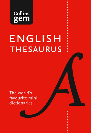 Collins English Gem Thesaurus: The world's favourite mini thesaurus (Collins Gem) by Collins Dictionaries 9780008141691 [USED COPY]