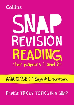 Reading (for papers 1 and 2): AQA GCSE 9-1 English Language: GCSE Grade 9-1 (Collins Snap Revision) by Collins GCSE 9780008218089 [USED COPY]