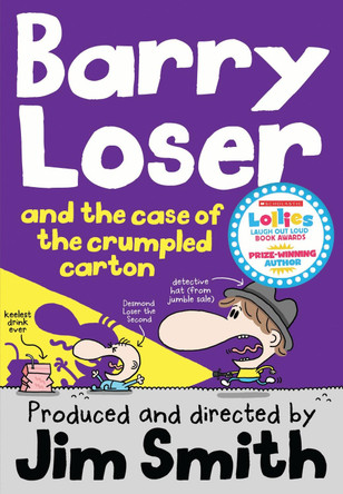 Barry Loser and the Case of the Crumpled Carton by Jim Smith 9781405268035 [USED COPY]