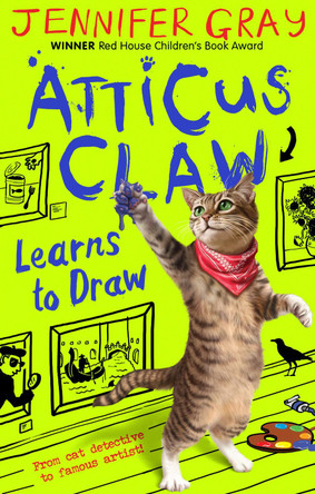 Atticus Claw Learns to Draw by Jennifer Gray 9780571305339 [USED COPY]