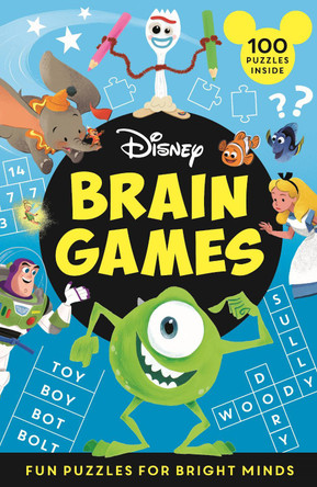 Disney Brain Games: 100 puzzles to exercise your mind by Walt Disney Company 9781800783218 [USED COPY]