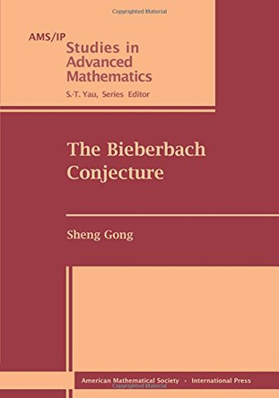 The Bieberbach Conjecture by  9780821827420