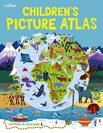 Collins Children's Picture Atlas by Collins Maps 9780008115395 [USED COPY]