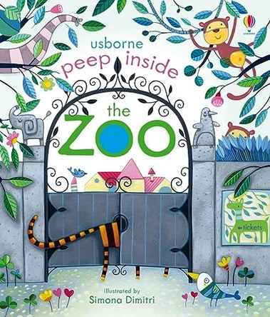 Peep Inside the Zoo by Anna Milbourne 9781409549925 [USED COPY]