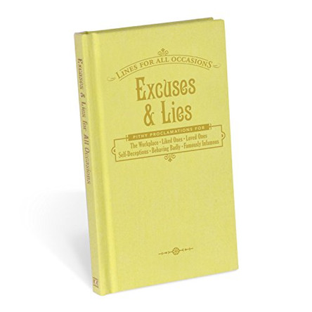 Knock Knock Excuses & Lies by Knock Knock 9781601060570 [USED COPY]