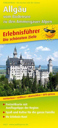 Allgau, adventure guide and map 1:150,000 9783747300275