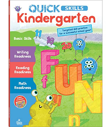 Quick Skills Kindergarten Workbook by Carson Dellosa Education 9781483868226