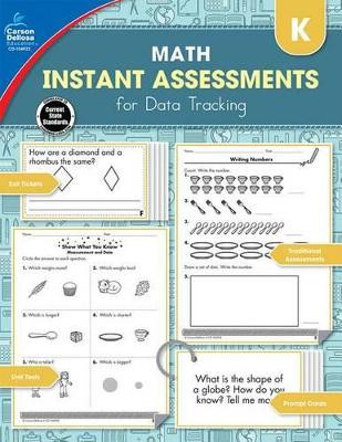 Instant Assessments for Data Tracking, Grade K: Math by Jeanette Ritch