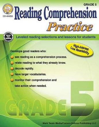 Reading Comprehension Practice, Grade 5 by Janet P Sitter