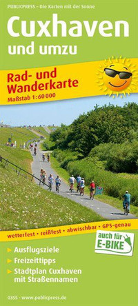 Cuxhaven and around, cycling and hiking map 1:60,000 9783747303559