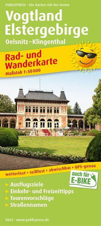 Vogtland - Elstergebirge, cycling and hiking map 1:50,000 9783747305638