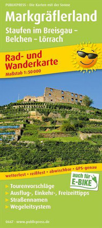 Markgraflerland, cycling and hiking map 1:50,000 9783747306673