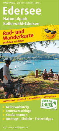 Edersee, cycling and hiking map 1:50,000 9783747303153
