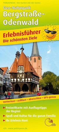 Geo-Nature Park - Bergstrasse-Odenwald, adventure guide and map 1:120,000 9783747304259