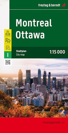 Montreal - Ottawa Map 1:15 000 9783707911756