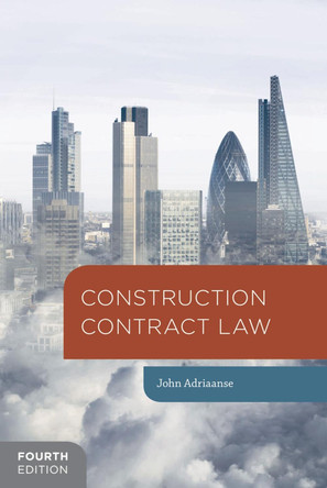 Construction Contract Law by John Adriaanse 9781137009586
