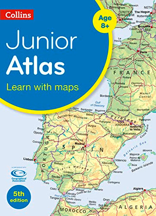 Collins Junior Atlas (Collins Primary Atlases) by Collins Maps 9780008381516 [USED COPY]