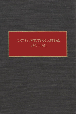 Laws and Writs of Appeal by Charles T. Gehring 9780815625223