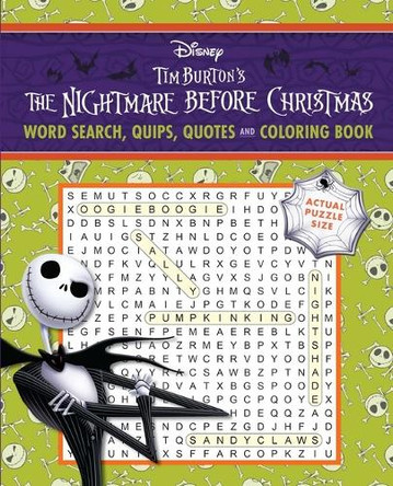 Disney Tim Burton's the Nightmare Before Christmas Word Search, Quips, Quotes and Coloring Book by Editors of Thunder Bay Press 9781667200705