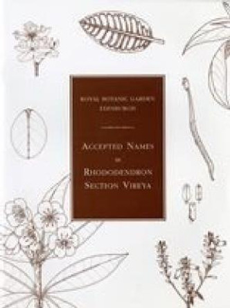 Accepted Names in Rhododendron Section Vireya by Dr. George Argent