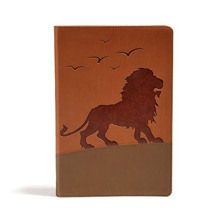 KJV One Big Story Bible, Brown Lion LeatherTouch by Holman Bible Publishers 9781535990639