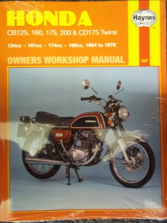 Honda CB125,160,175 200 & Twins by Haynes Publishing 9780900550676