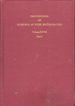 Differential Geometry, Part 1 by American Mathematical Society 9780821802472