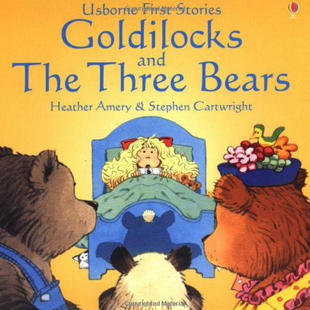 Usborne Fairytale Sticker Stories Goldilocks And The Three Bears by Stephen Cartwright 9780746058381 [USED COPY]