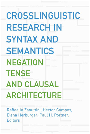 Crosslinguistic Research in Syntax and Semantics: Negation, Tense, and Clausal Architecture by Raffaella Zanuttini 9781589010802