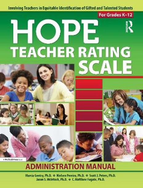 Hope Teacher Rating Scale: Involving Teachers in Equitable Identification of Gifted and Talented Students in K-12: Manual by Marcia Gentry