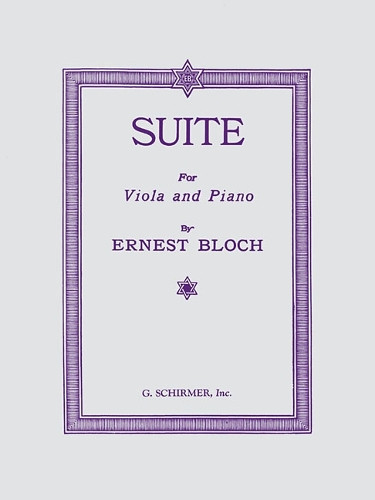 Suite by Ernst Bloch 9781495023538