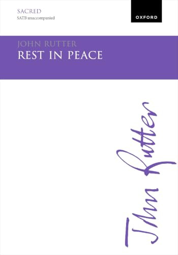 Rest in Peace by John Rutter 9780193597518
