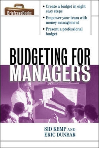 Budgeting for Managers by Sid Kemp 9780071391337