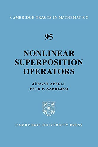 Nonlinear Superposition Operators by Jurgen Appell 9780521090933