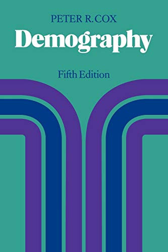 Demography by Peter R. Cox 9780521290203