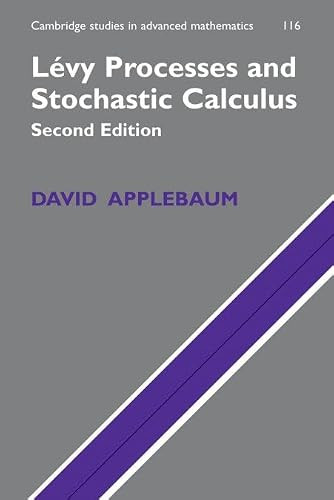 Levy Processes and Stochastic Calculus by David Applebaum 9780521738651
