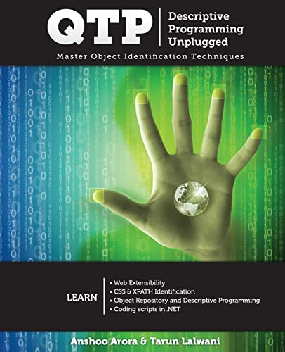 QTP Descriptive Programming Unplugged by Tarun Lalwani 9780983675921