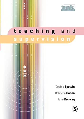 Teaching and Supervision by Debbie Epstein 9781412906999