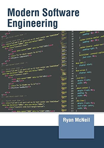 Modern Software Engineering by Ryan McNeil 9781647261047