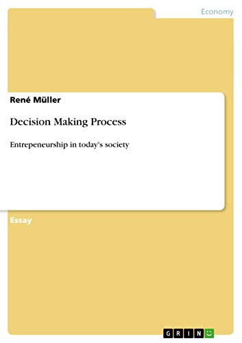 Decision Making Process by Rene Muller 9783640736621