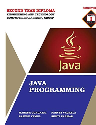 Java Programming (22412) by Mahesh Gurunani 9789388706216