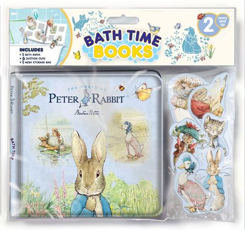 Peter Rabbit Bath Time Book EVA 9782764370964
